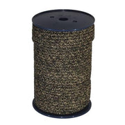 Spool of 8mm braided camouflage cord on a white background.