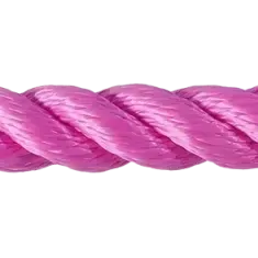 24mm Pink PolySilk Barrier Rope sold by the metre