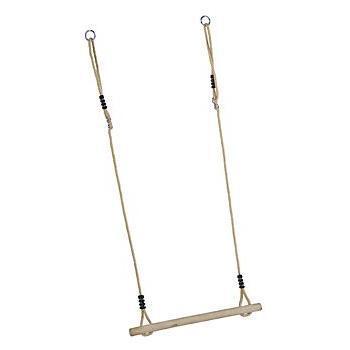 Wooden hardwood trapeze on a white background