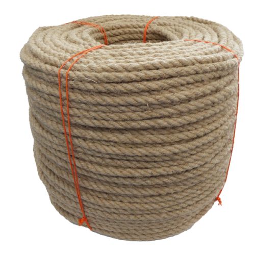 10mm Natural Flax Hemp Rope - 220m coil