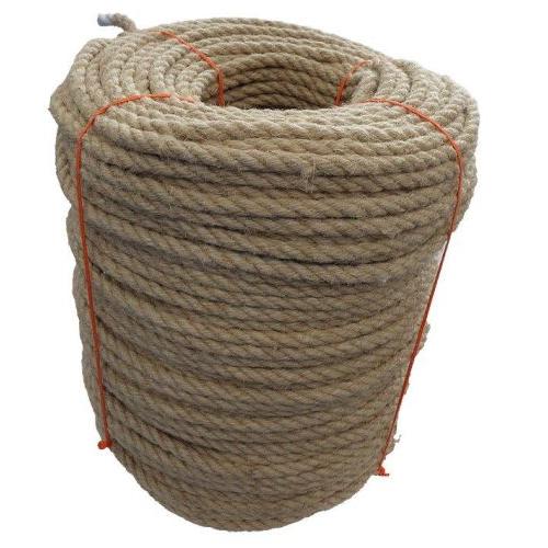 12mm Natural Flax Hemp Rope - 220m coil