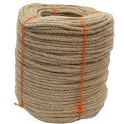 6mm Natural Flax Hemp Rope - 220m coil