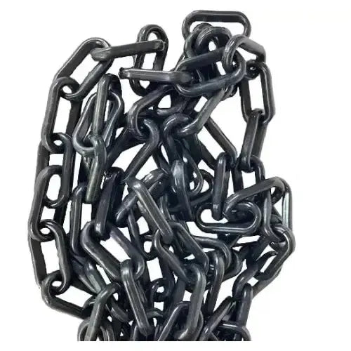 6mm Black Plastic Chain - 25m bag