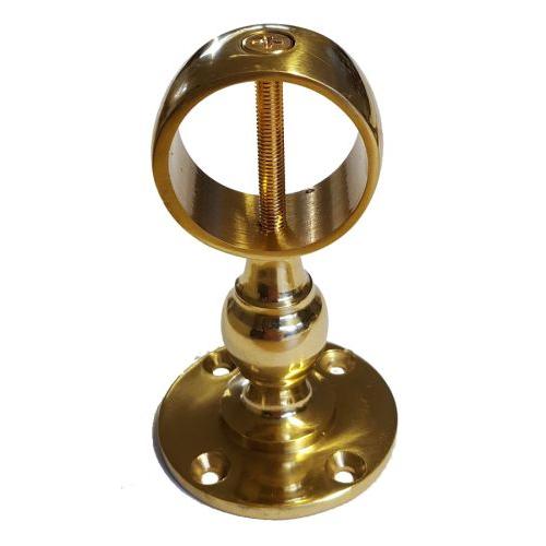 28mm Polished Brass Centre Bracket for 28mm rope