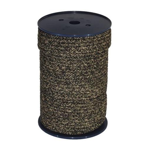 Spool of 8mm braided camouflage cord on a white background.