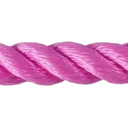 24mm Pink PolySilk Barrier Rope sold by the metre