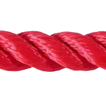 Red Natural Rope 24mm Red PolySilk Barrier Rope | Garden–Rope.co.uk – garden-rope