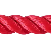 24mm Red PolySilk Barrier Rope sold by the metre