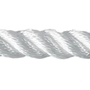 24mm White PolySilk Barrier Rope sold by the metre