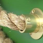 24mm Polished Brass End Cup/Plate for 24mm Rope