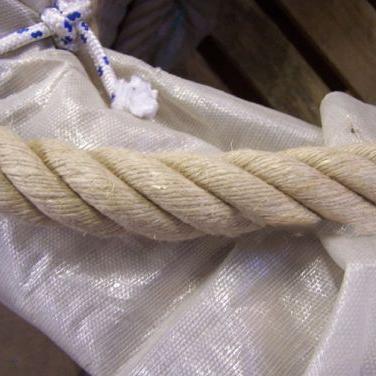 36mm Natural Flax Hemp Rope sold by the metre