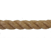 20mm Natural Flax Hemp Rope sold by the metre