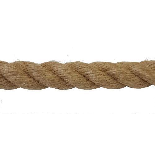 20mm Natural Flax Hemp Rope sold by the metre