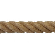 28mm Natural Flax Hemp Rope sold by the metre