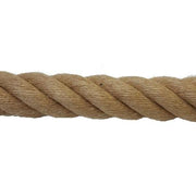 36mm Natural Flax Hemp Rope sold by the metre