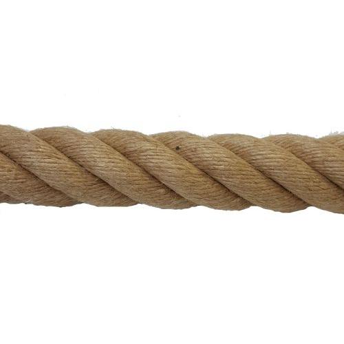 36mm Natural Flax Hemp Rope sold by the metre
