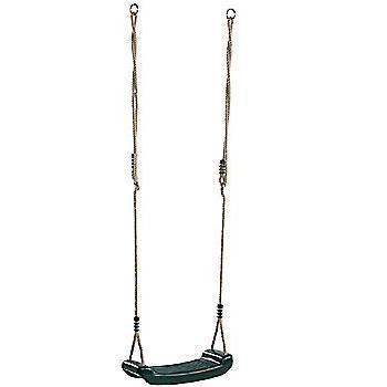 Green swing with a white background